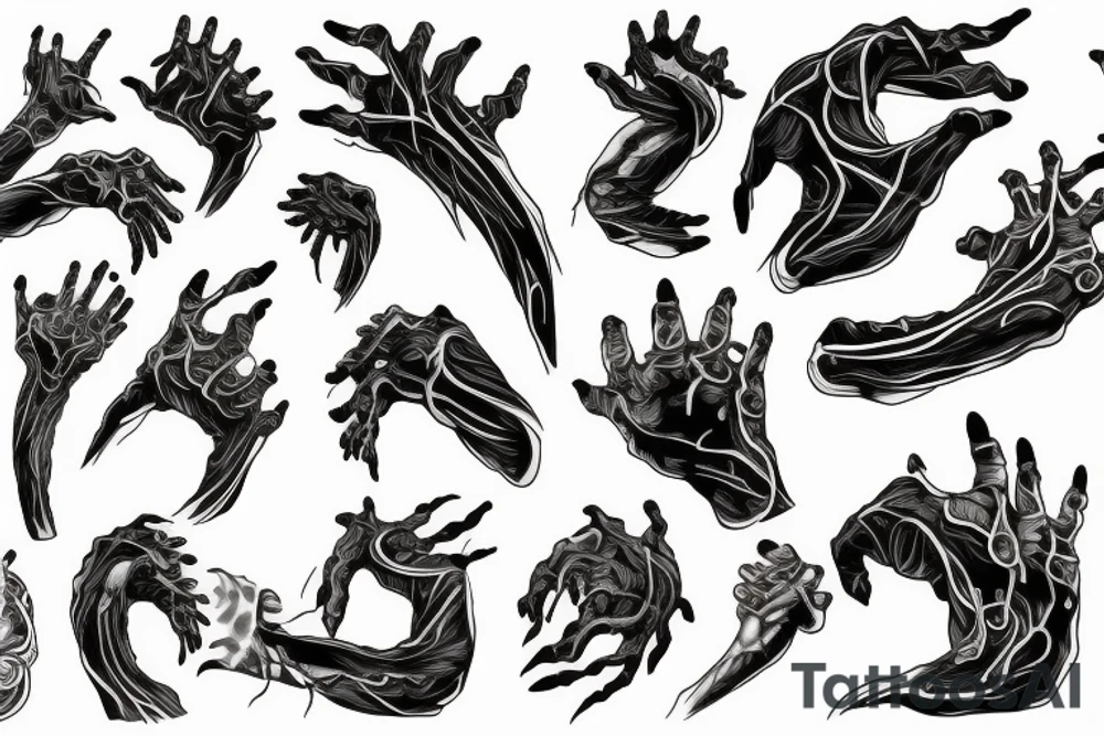 fist breaks the lightning tattoo idea