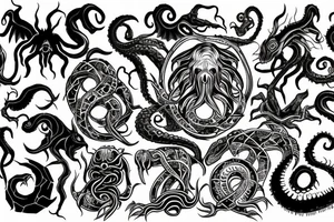 cthulhu lovecraft tattoo idea
