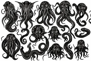 cthulhu lovecraft tattoo idea