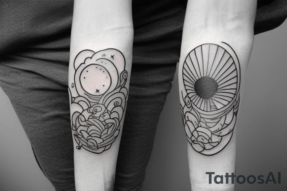 cosmos tattoo idea