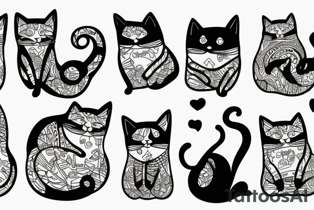 fat cat tattoo idea