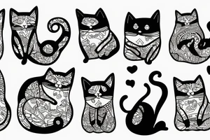 fat cat tattoo idea