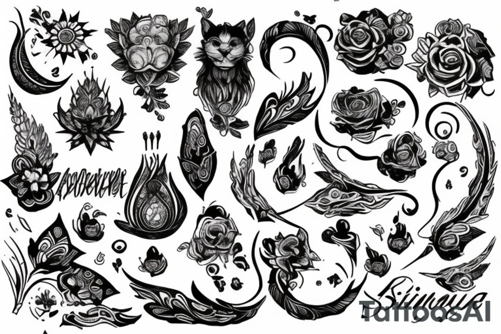 качели эскиз tattoo idea
