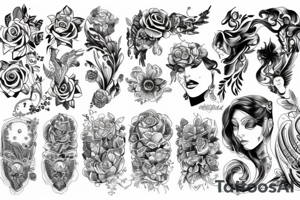 Буревестник и крест tattoo idea