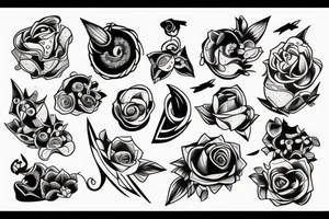 swing sketch tattoo idea
