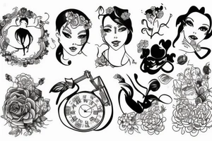 swing sketch tattoo idea