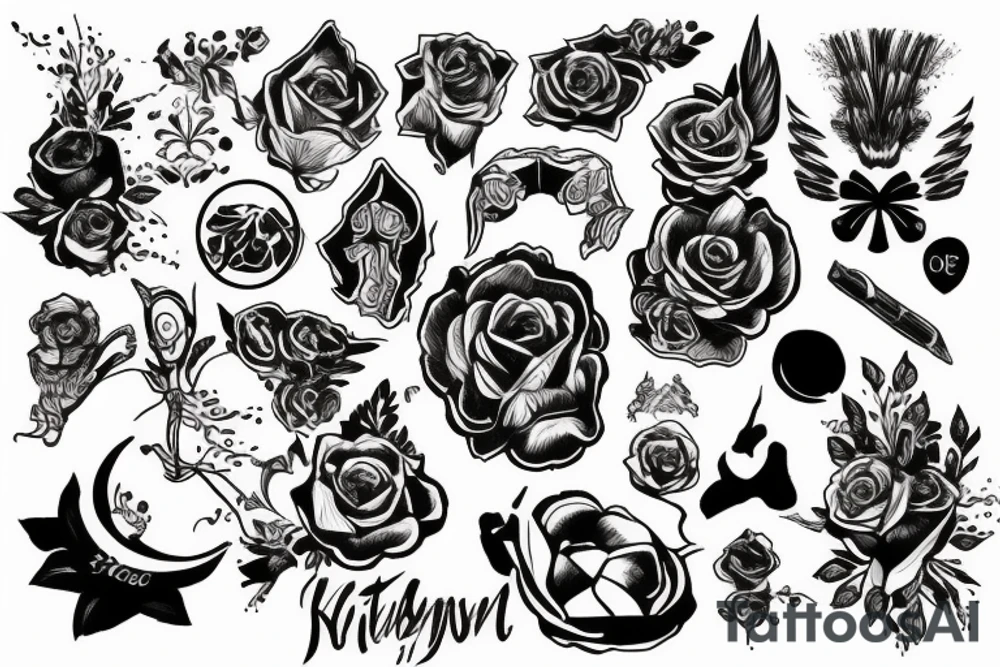 Беркут  и крест tattoo idea