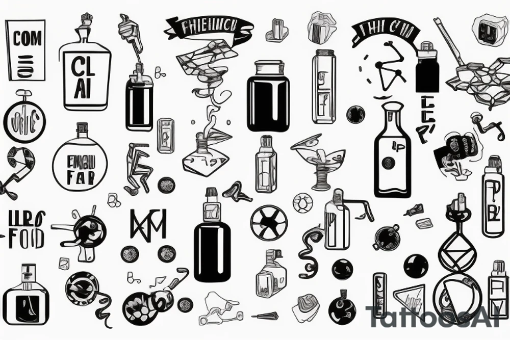 chemical formula tattoo idea