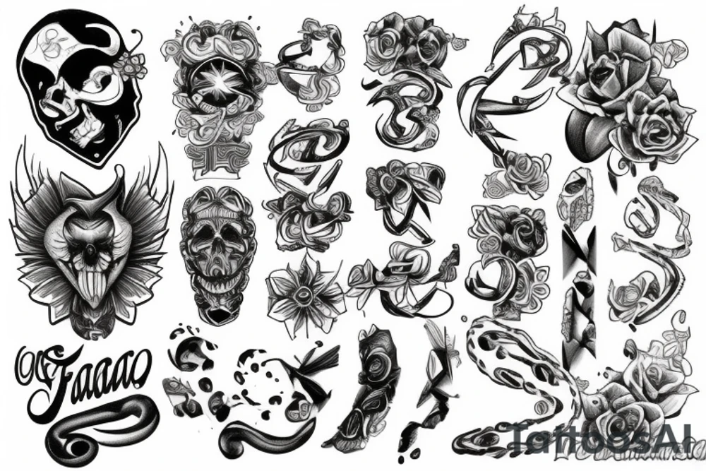 Number 22 tattoo idea
