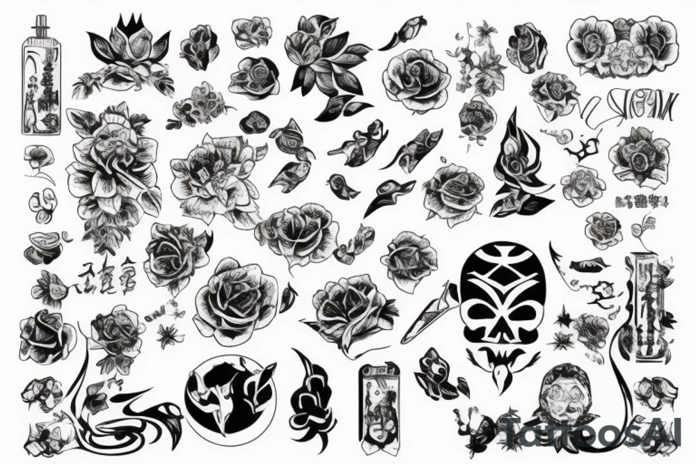 Гном с длинной бородой tattoo idea