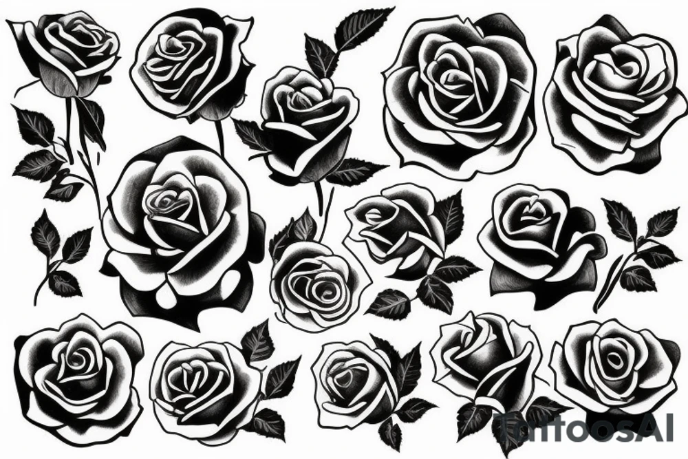 Rose. tattoo idea