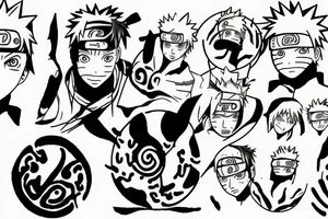 naruto, obito tattoo idea