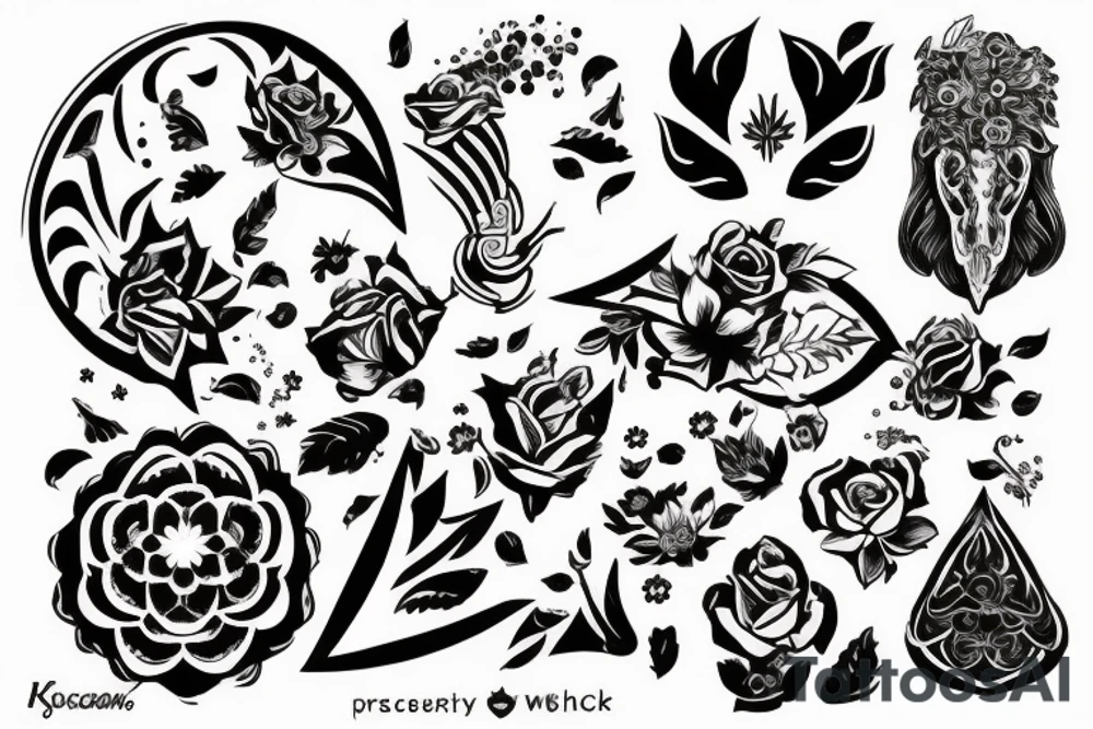 Дракон кусает себя за хвост tattoo idea
