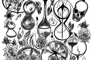 hourglass tattoo idea