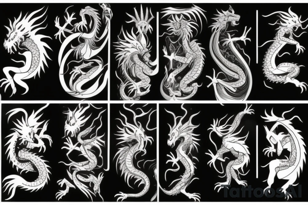 the dragon bites its tail tattoo idea