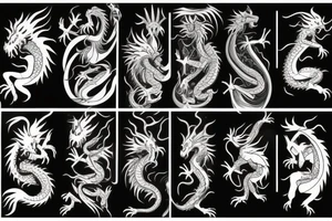 the dragon bites its tail tattoo idea