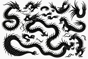 the dragon bites its tail tattoo idea
