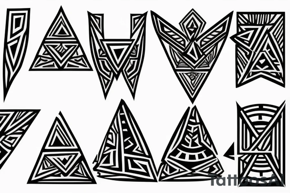 Triangle tattoo idea