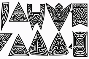 Triangle tattoo idea