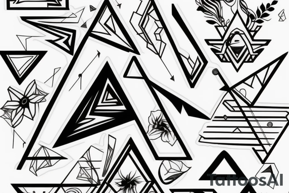 Triangle tattoo idea