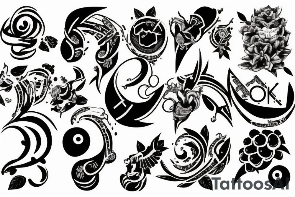 333 under bicep tattoo idea