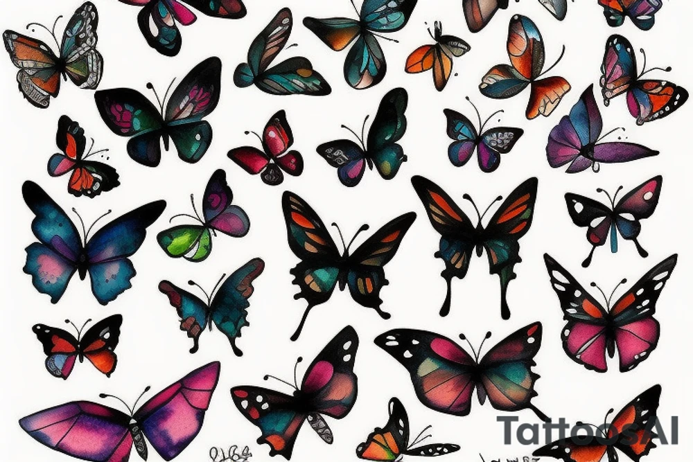butterfly tattoo idea