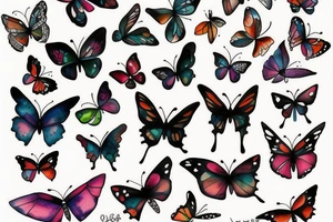 butterfly tattoo idea