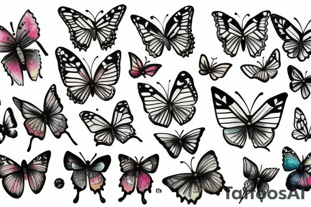 butterfly tattoo idea