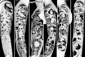 Girl bleeding tattoo idea