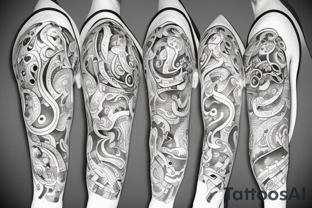 Bull vs. bear tattoo idea