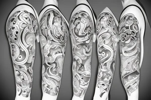 Bull vs. bear tattoo idea