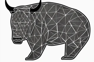 Bull vs. bear tattoo idea