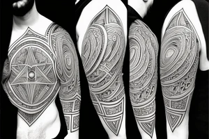 Geometric tattooing, theology, theosophy, Philosophy, Jesuits tattoo idea