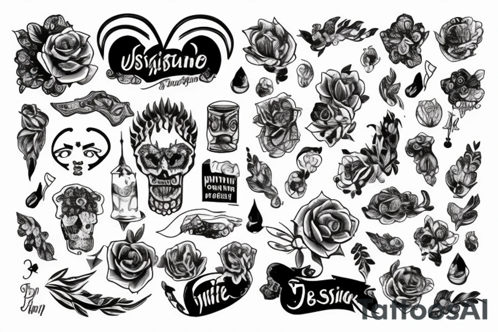 Крест, умножить линии tattoo idea