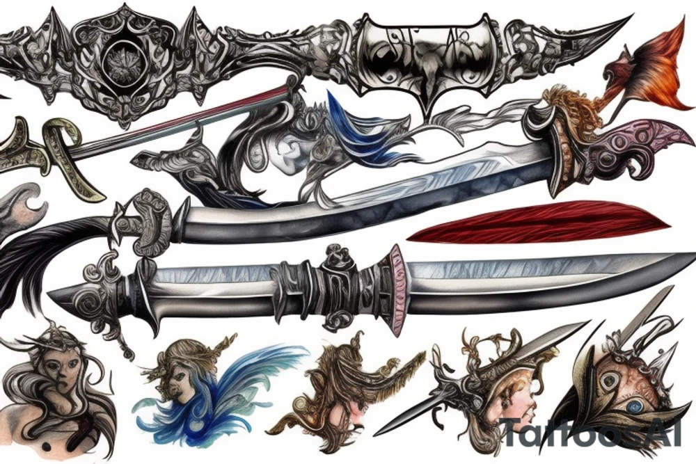sword tattoo idea
