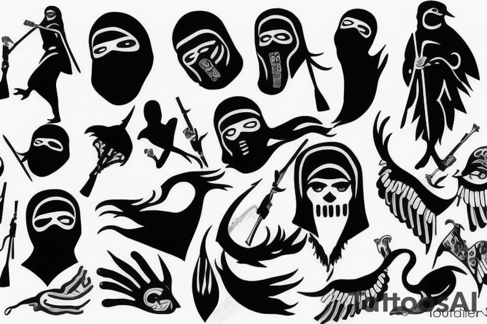 Isis standing tattoo idea