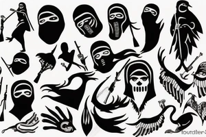 Isis standing tattoo idea