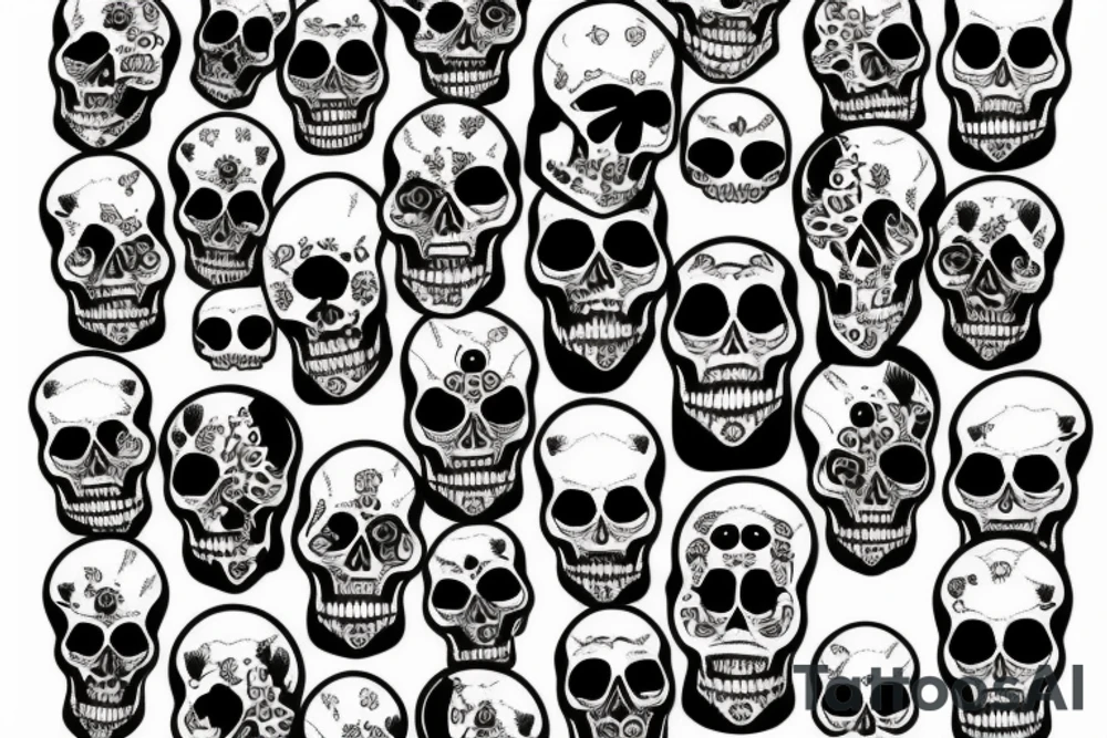 Marchosuas skull tattoo idea