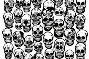 Marchosuas skull tattoo idea