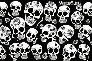 Marchosuas skull tattoo idea
