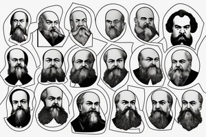 Lenin and Marx tattoo idea