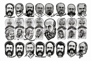 Lenin and Marx tattoo idea