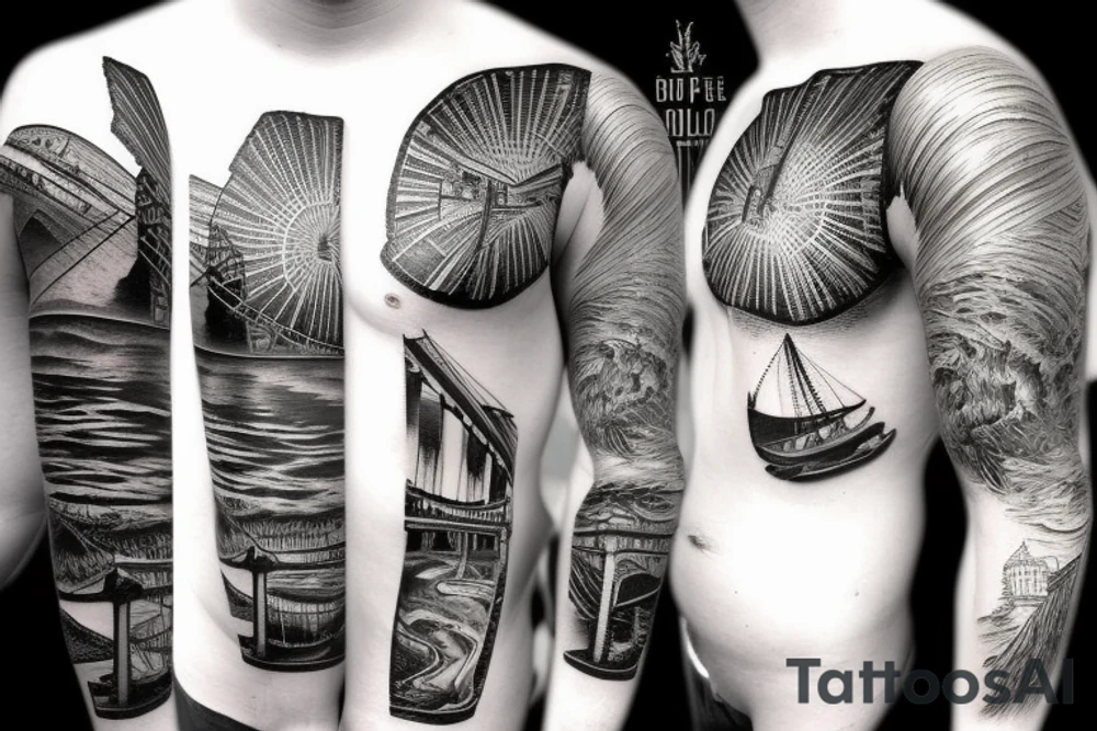 Golden gate bridge tattoo idea