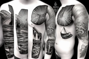 Golden gate bridge tattoo idea