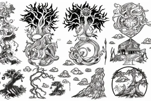 Yggdrasil tattoo idea