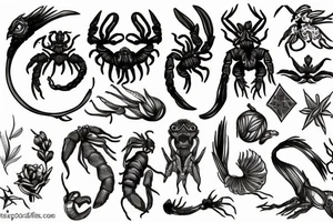 scorpio tattoo idea
