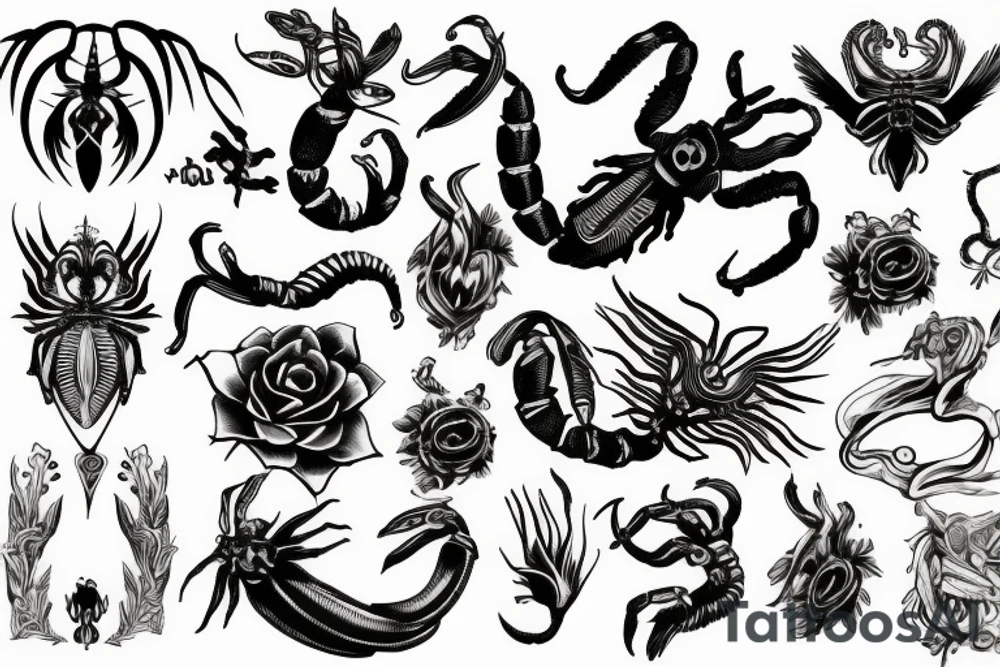 scorpio tattoo idea