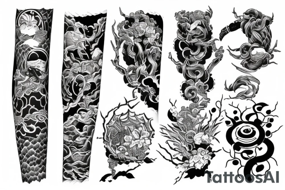 Japanese sleeve tattoo idea