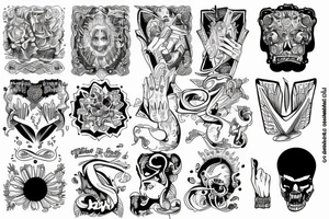 Pray, God tattoo idea