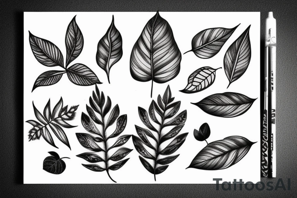 Leaf 🌿 tattoo idea